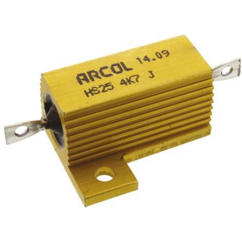 HS 25W 4K7 J HEATSINK RESISTOR 5%  